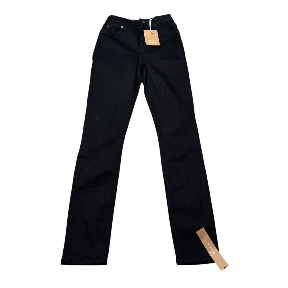REFORMATION JEANS Black‎ Harper High Rise Skinny Jeans Women's Size 24 NWT